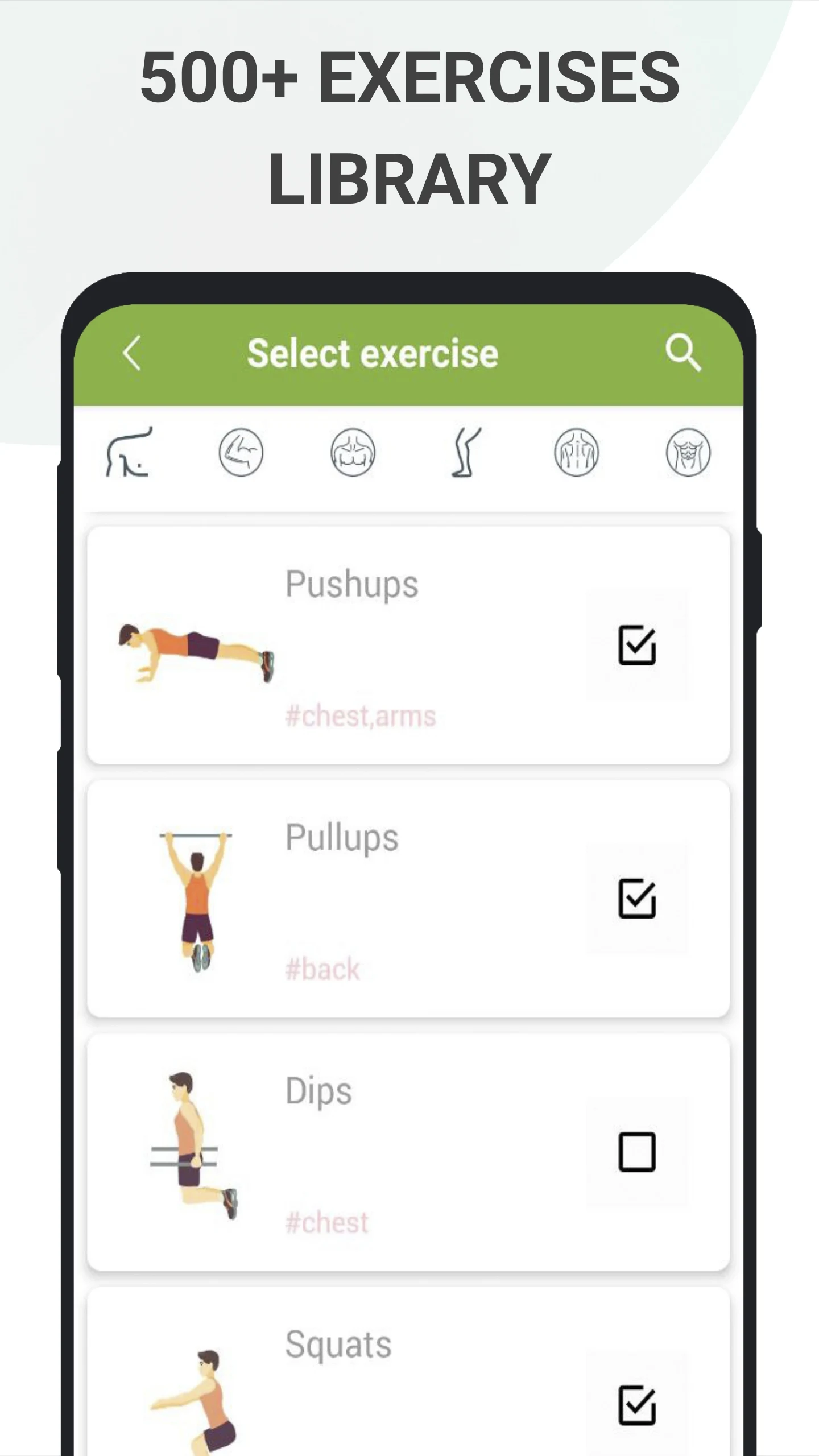 Home workouts BeStronger screenshot