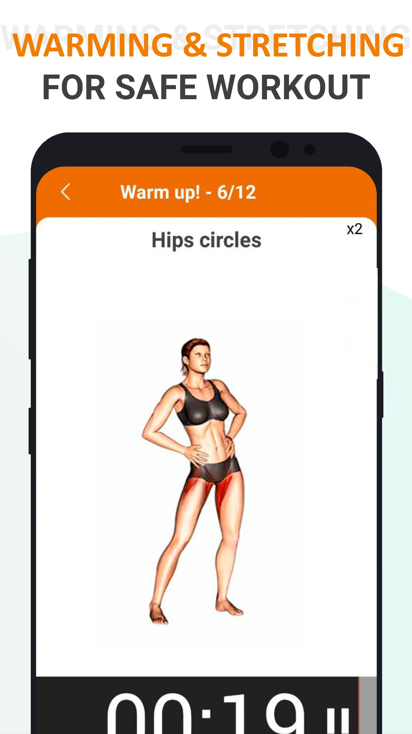 Home workouts BeStronger screenshot