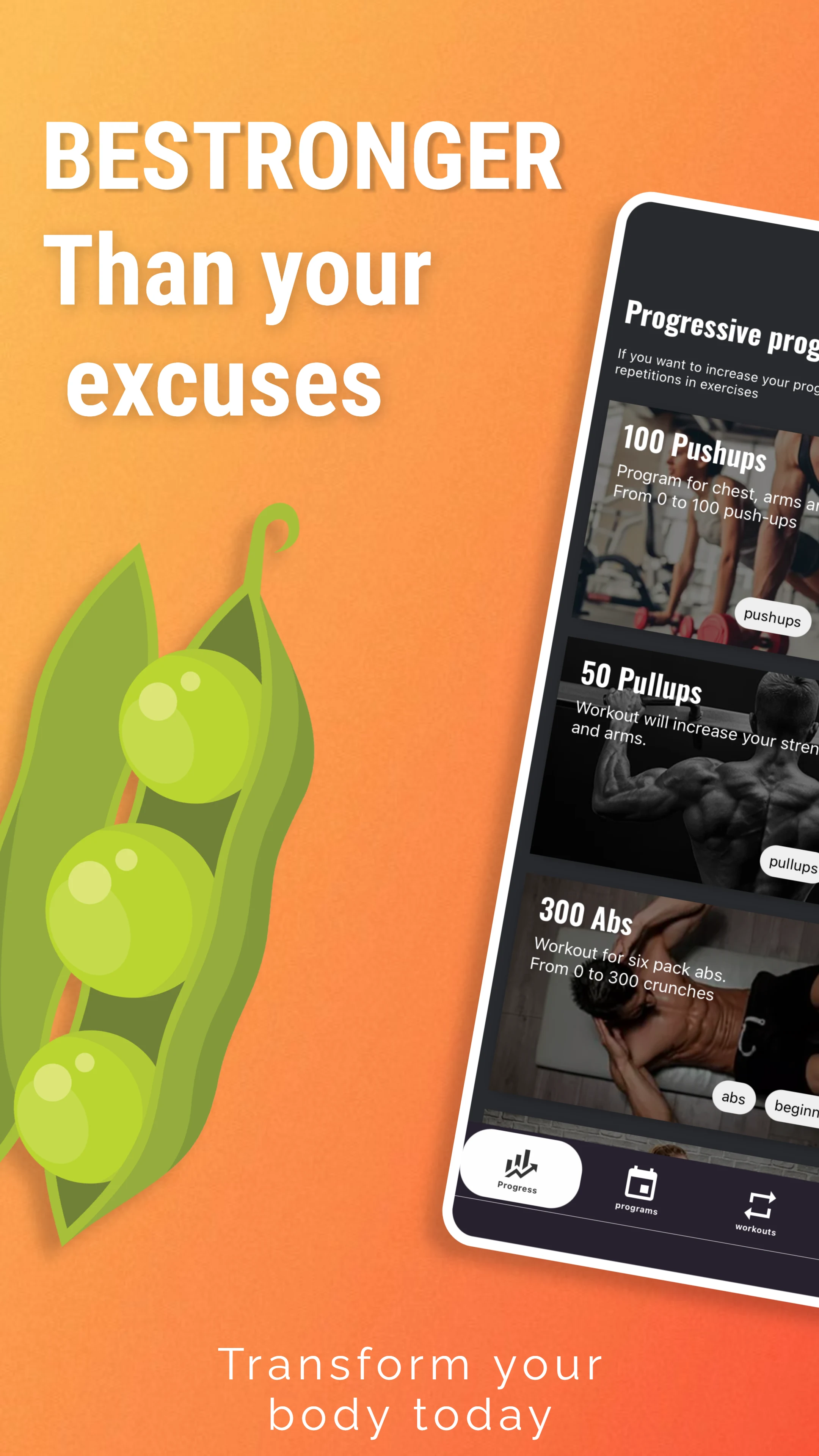 Home workouts BeStronger screenshot